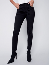 Load image into Gallery viewer, Charlie B - C5430 - Stretch Twill Pant With Pocket - Black
