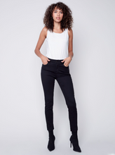 Load image into Gallery viewer, Charlie B - C5430 - Stretch Twill Pant With Pocket - Black
