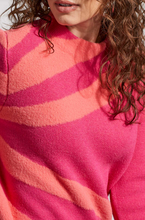 Load image into Gallery viewer, Tribal - 7931O -  Mock Sweater - Fuchsia Pink
