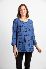 Load image into Gallery viewer, Habitat - 38415 - Button Back Tunic - Skyline
