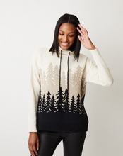 Load image into Gallery viewer, Parkhurst - 87209 - Thalia Tree Pullover - Black/Taupe
