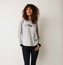 Load image into Gallery viewer, Parkhurst - 80101 - Walk In The Park Pet Sweater - Grey/Black
