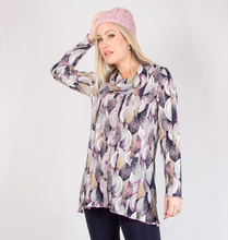 Load image into Gallery viewer, Pure - 331-4251 - Button Front Detail Tunic - Pink/Navy
