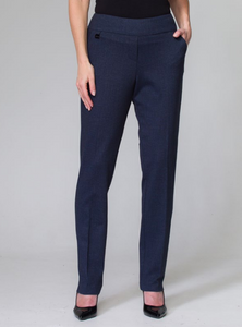 Lasania - 703P - Pull On Petite Size Pant  - Navy