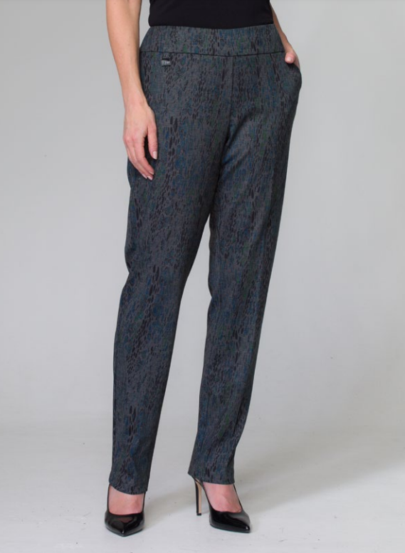 Lasania - 361P - Pull On Petite Size Pant - Multi