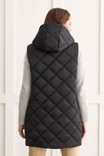 Load image into Gallery viewer, Tribal - 1449O - Reversible Hooded Puffer Vest - Black
