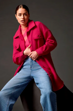 Load image into Gallery viewer, Tribal - 7909O - Stretch Boiled Wool Jacket - Dahlia
