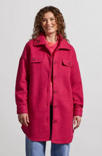 Load image into Gallery viewer, Tribal - 7909O - Stretch Boiled Wool Jacket - Dahlia
