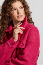 Load image into Gallery viewer, Tribal - 7909O - Stretch Boiled Wool Jacket - Dahlia

