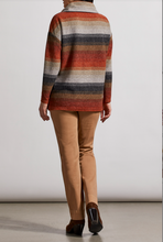 Load image into Gallery viewer, Tribal - 4784O - Drop Shoulder Cowl Neck Sweater - Red Ochre
