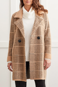 Tribal - 1421O - Double Breast Long Coat - Cinnamon