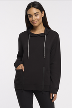 Load image into Gallery viewer, Tribal - 1594O - Funnel Neck with Kangaroo Pockets - Black
