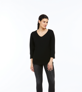 Orly - 70502 - V-neck Sweater - Black