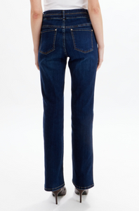 Orly - 70804 -  Zippered Jeans - Dark Denim