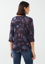 Load image into Gallery viewer, FDJ - 3277451 - 3/4 Lenght Top - Paisley Painting
