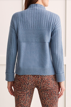 Load image into Gallery viewer, Tribal - 1162O - Funnel Neck Sweater -Bluestone
