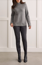Load image into Gallery viewer, Tribal - 1162O - Funnel Neck Sweater - Med Grey
