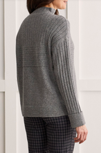 Load image into Gallery viewer, Tribal - 1162O - Funnel Neck Sweater - Med Grey
