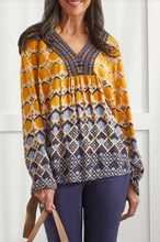 Load image into Gallery viewer, Tribal - 1579O - Blouse With Embroidery- Marigold
