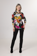 Load image into Gallery viewer, Modes Crystal - 11083X - Plus Size Cowl Neck Tunic
