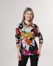 Load image into Gallery viewer, Modes Crystal - 11083X - Plus Size Cowl Neck Tunic
