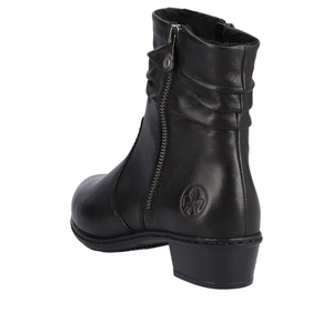 Rieker - Y0756-00 - Short Fur Lining Boot - Black