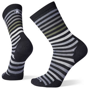 Smartwool - SW0017360 - Everyday Spruce Street Crew Socks - Black Ivy