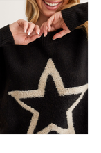 Load image into Gallery viewer, Tribal - 5328O - Crew Neck Sweater - Black
