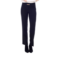 Load image into Gallery viewer, UP! - 67936 - Palermo Chain Belt Pant - Black

