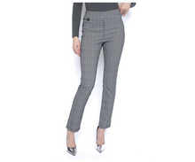 Load image into Gallery viewer, Picadilly - BM988CD - Plaid Pull On Pant - Black/Off White
