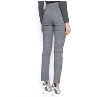 Load image into Gallery viewer, Picadilly - BM988CD - Plaid Pull On Pant - Black/Off White
