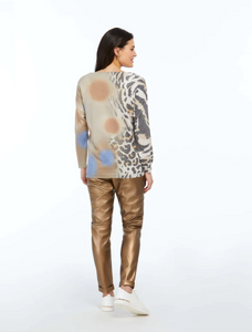 Orly - 70402 - Long Sleeve Top - Camel Gold