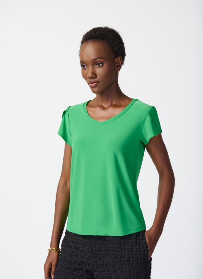 Joseph Ribkoff - 241179 - Tulip Sleeve Top - Island Green