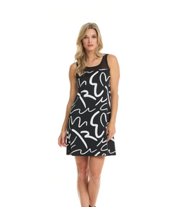 Gitane - RR Combo  - Mesh Strap Sundress - Black/White
