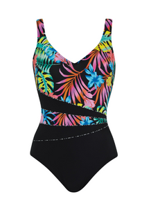 Sunmarin - 12026 - 1Pc Swimsuit - Tropical