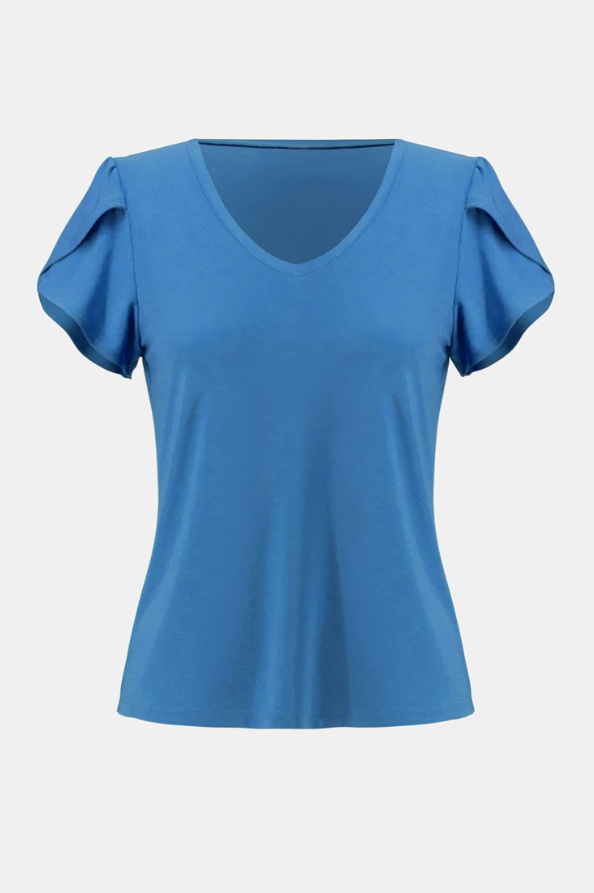 Joseph Ribkoff - 241179 - Tulip Sleeve Top - French Blue