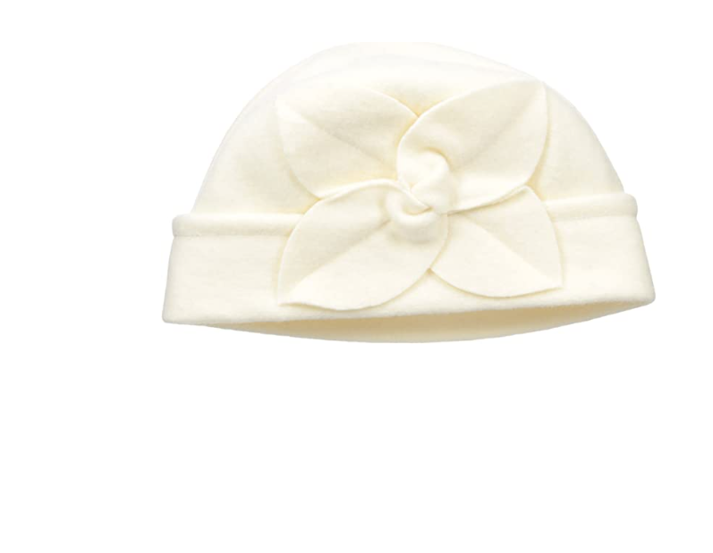 Parkhurst - 25999- Twist Flower Pull On Hat - Ivory