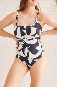 Tribal - 1620O - Flatten It One Shoulder Swimsuit - FrenchOak
