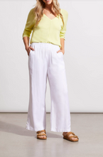 Load image into Gallery viewer, Tribal - 1794O - Pull On Ankle Linen Pant - White
