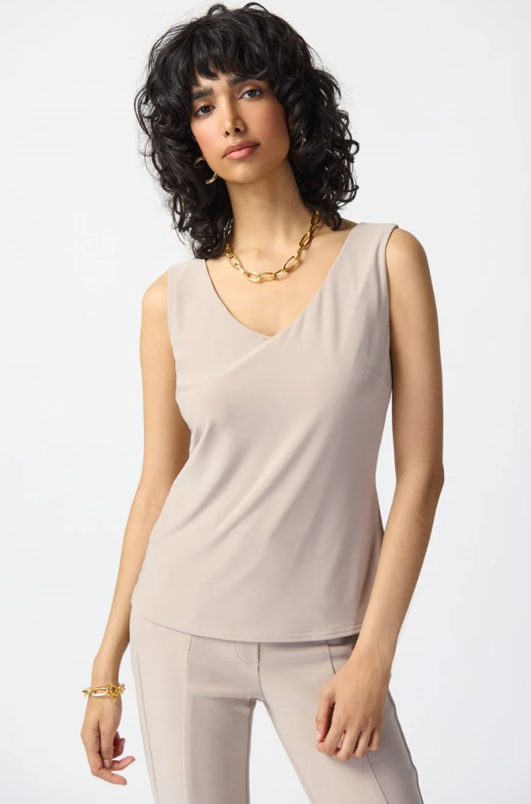 Joseph Ribkoff - 201546 - Classic V-Neck Cami - Dune