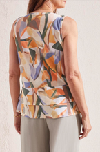 Load image into Gallery viewer, Tribal - 4934O - Sleeveless Top With Double Frill - SunsetGold
