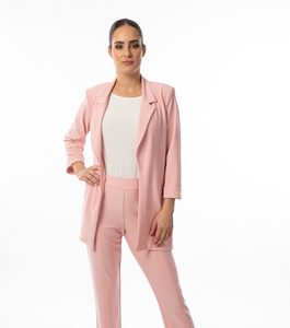 Bali - 8335 - Open Blazer - Blush Pink