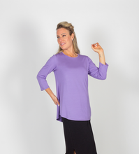 Load image into Gallery viewer, PURE - 210-4769 - BAMBOO 3/4 length sleeve - Lilac

