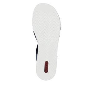 Rieker - V0649-14 - Flat Sandals - Blue