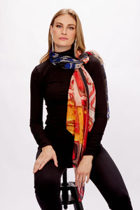 Dolcezza - 73908 - Printed Chiffon Scarf