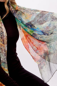 Dolcezza - 73911 - Printed Chiffon Scarf