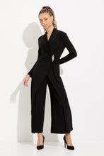 Load image into Gallery viewer, Joseph Ribkoff - 233097 - Wrap Culotte Jumpsuit - Black
