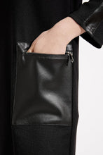 Load image into Gallery viewer, Joseph Ribkoff - 233262 - Funnel Neck Sweater Dress - Black
