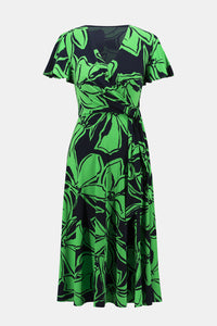 Joseph Ribkoff - 241052 - Floral Print Midi Dress - Midnight blue/green