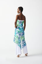Load image into Gallery viewer, Joseph Ribkoff - 242024 - Mesh And Silky Knit Tropical Print Jumpsuit
